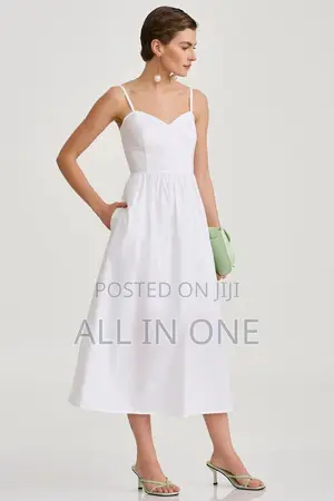 Cotton Midcalf Dress With Fair Price