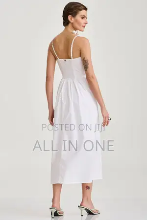 Cotton Midcalf Dress With Fair Price