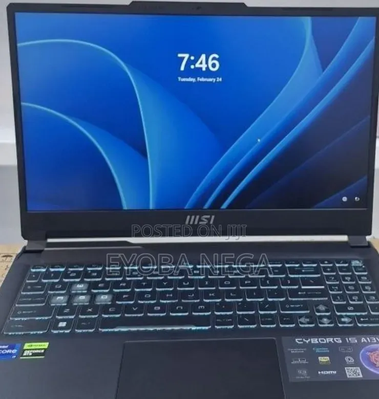 New Laptop MSI Cyborg 15 16GB Intel Core i7 SSD 1T