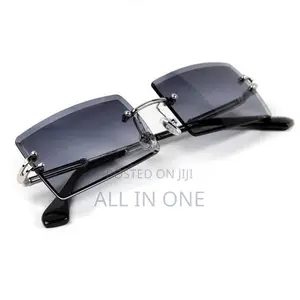 Unisex Sunglasses Rectangular Frame