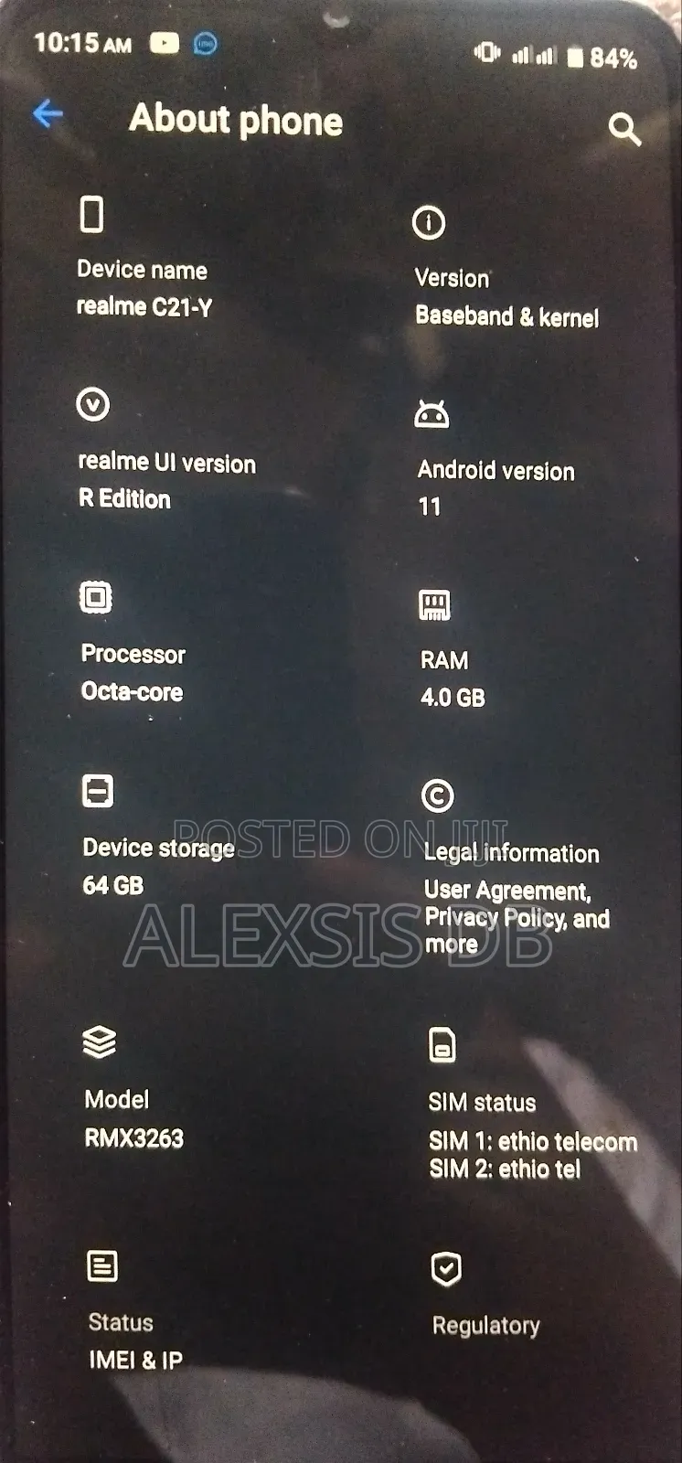 Realme C21Y 64 GB Blue