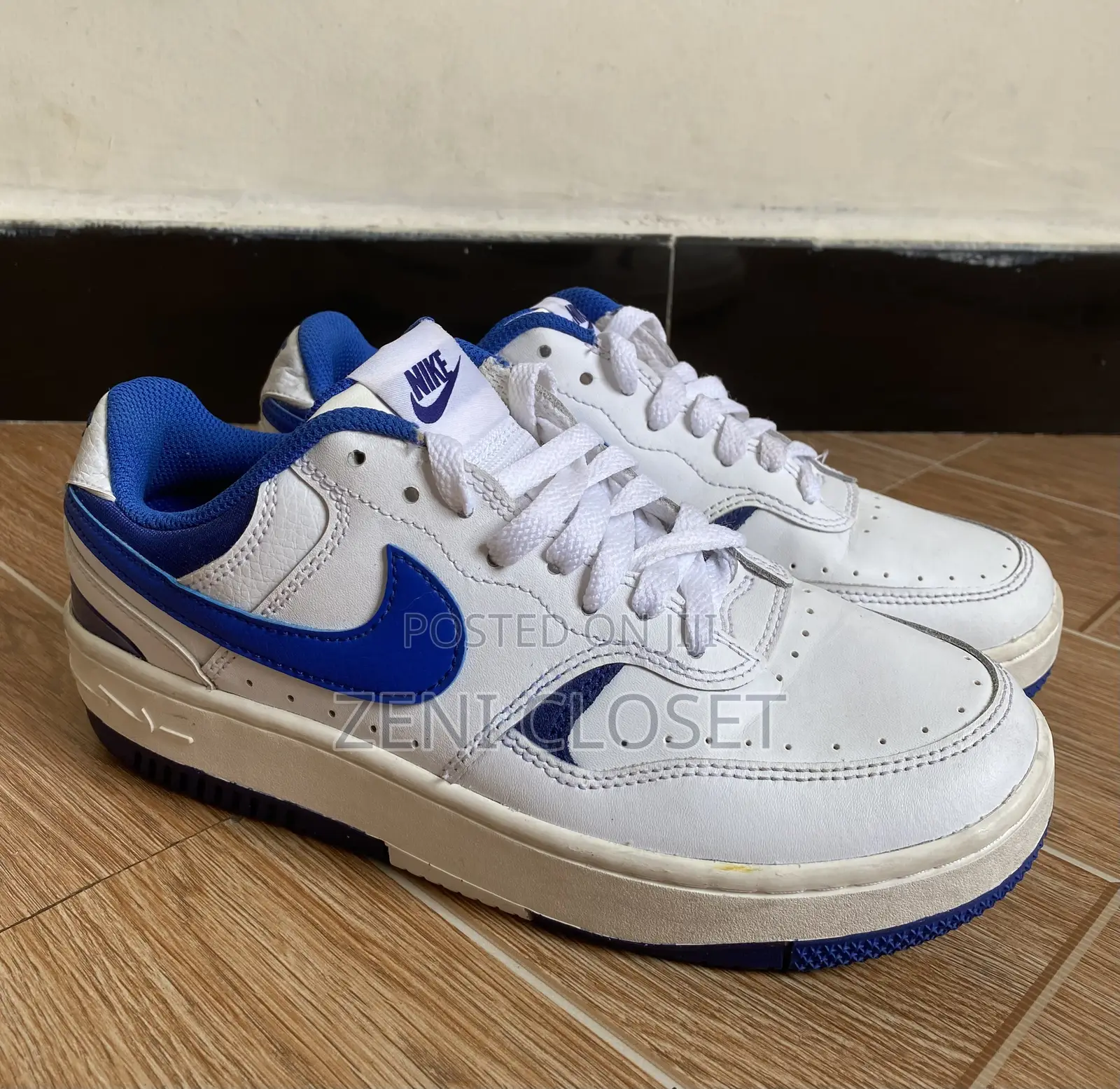 Nike Gamma Force Sneakers – White & Blue