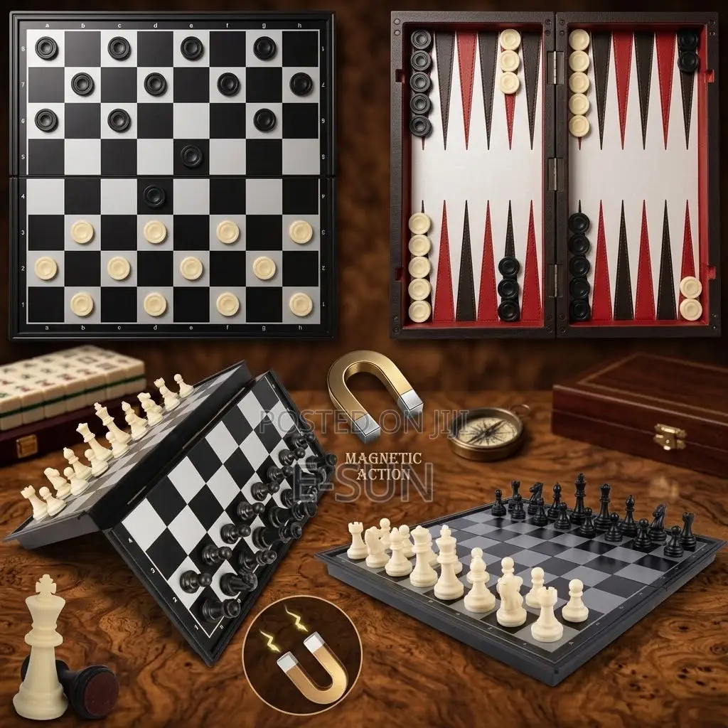 Chess, Backgammon and Checkers