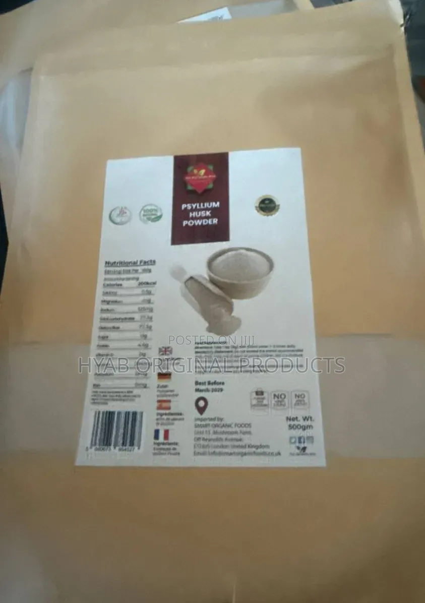 Psyllium Husk Powder 500g | 100% Pure Natural Fibre
