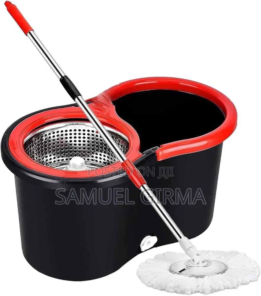 ✔️ በአሜሪካን የጥራት ደረጃ የተመረተ Spin Mop 360°