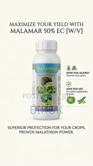 Malamar 50% EC Insecticide ማላማር 50% ኢሲ ፀረ-ተባይ