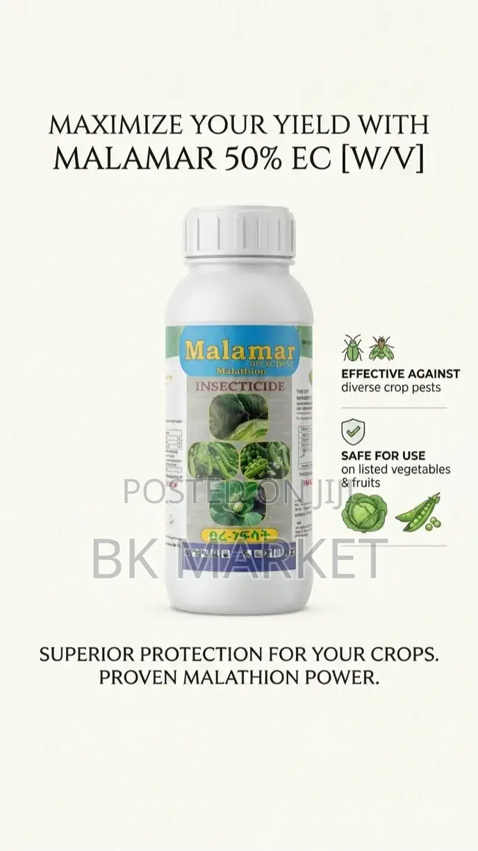 Malamar 50% EC Insecticide ማላማር 50% ኢሲ ፀረ-ተባይ
