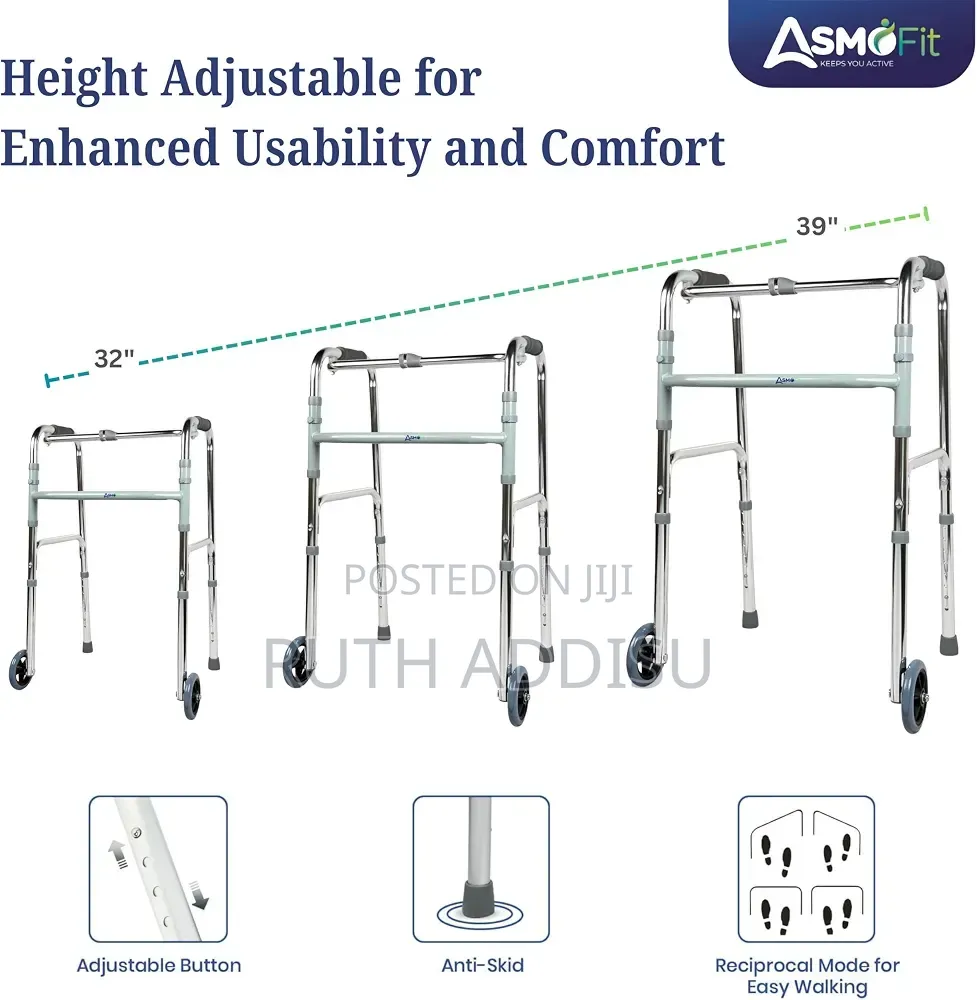 Walker Stainless Foldable Walker鳵了walker酈了walker顁了waler隨時walking Frame