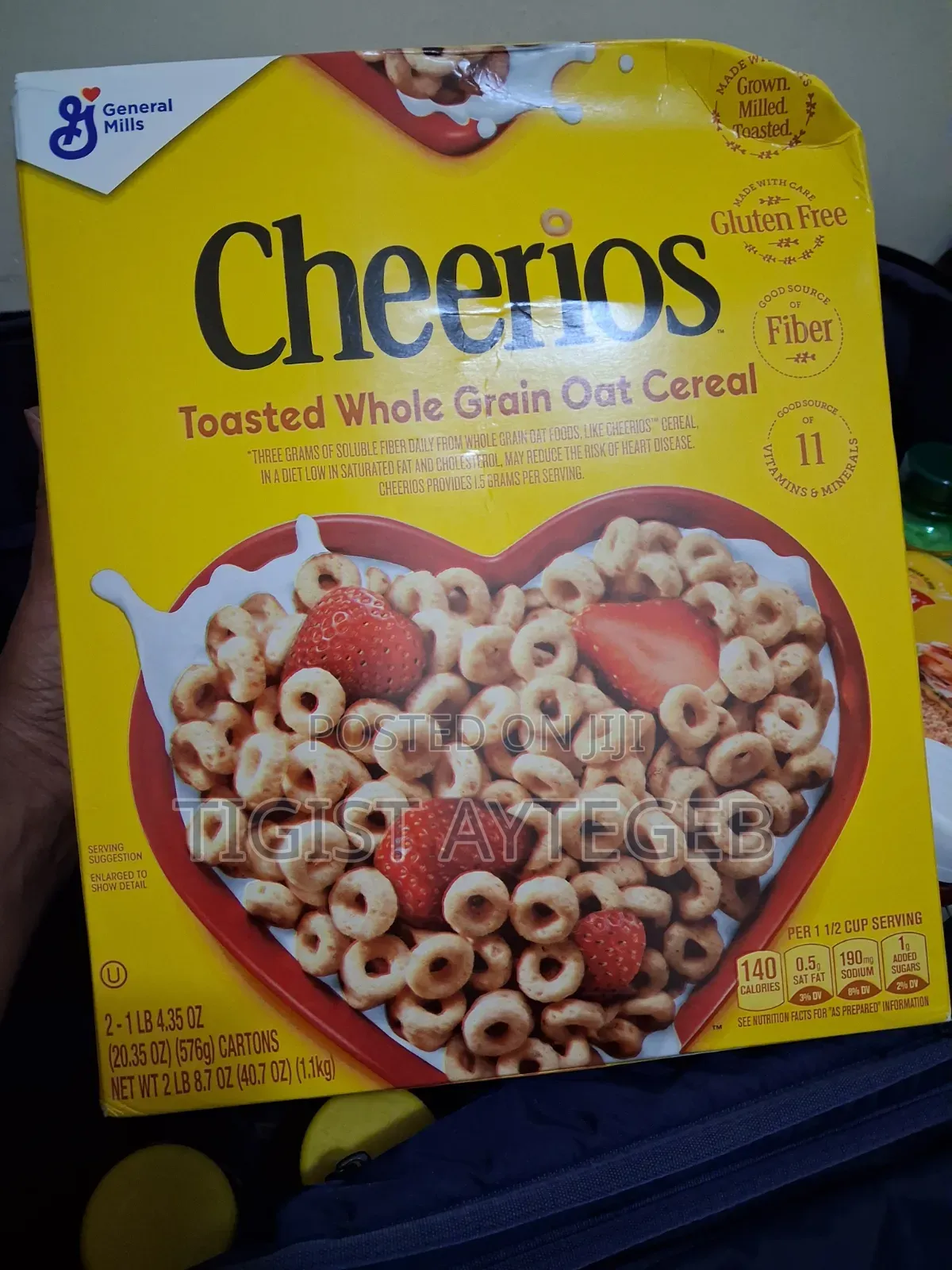 Cheerios Toasted Whole Grain Oat Cereal