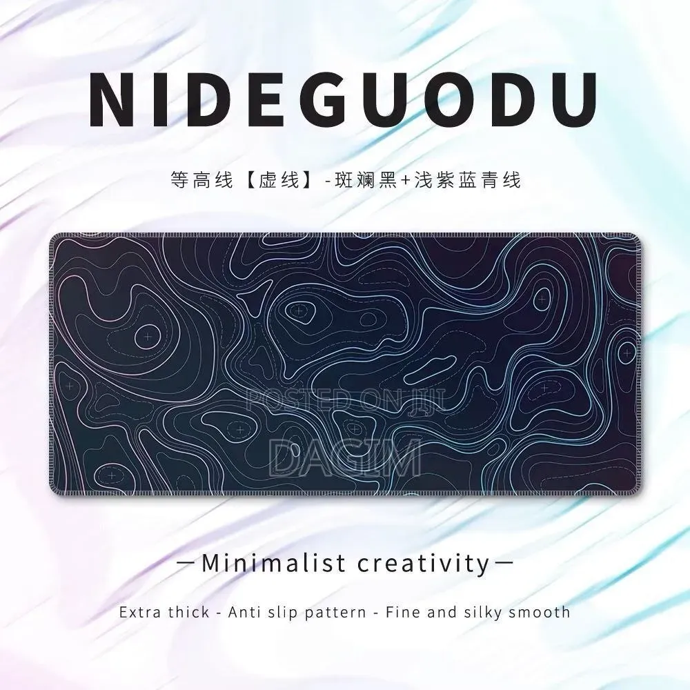 Long Table 80cm X30 Cm Mouse Pad – Glow Fiber Non-Slip Base