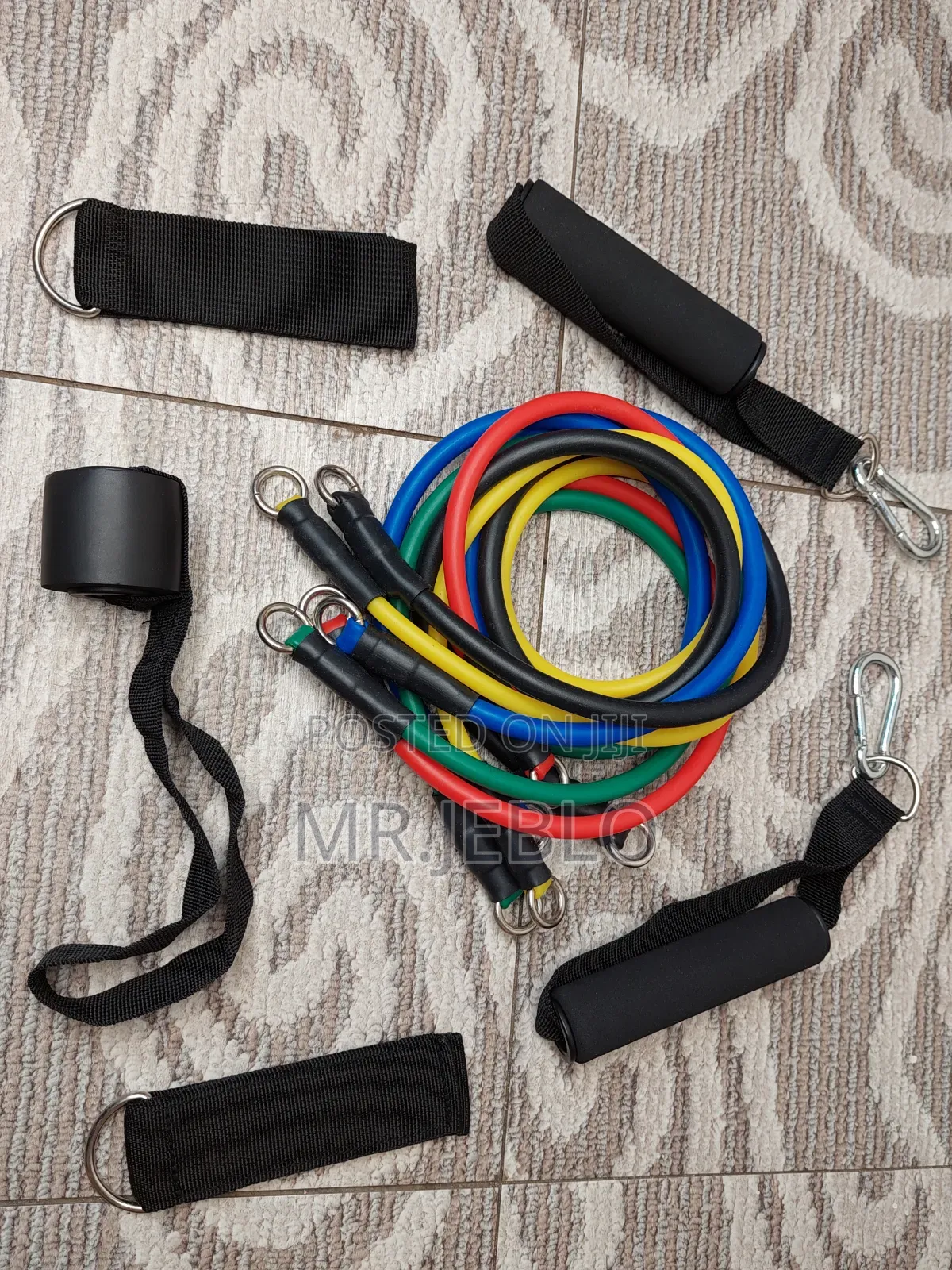 5-Piece Resistance Band Set With Handles