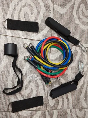 5-Piece Resistance Band Set With Handles