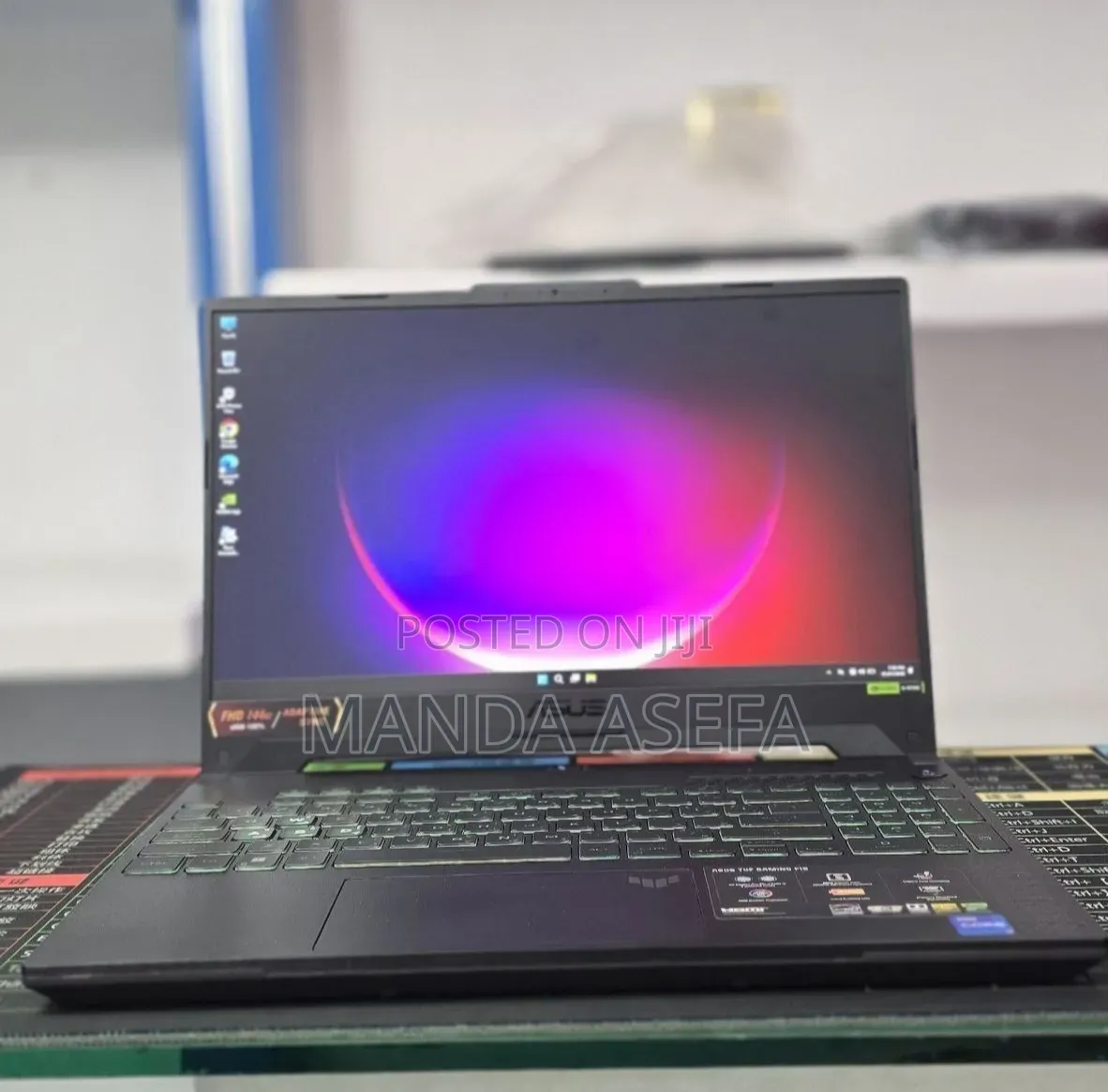 New Laptop Asus TUF Gaming F15 16GB Intel Core i7 SSD 1T