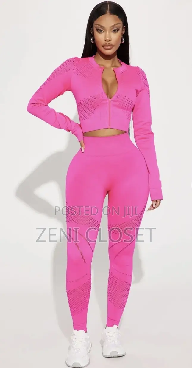 Fashion Nova Pink 2-Piece Set – Jacket Leggings
