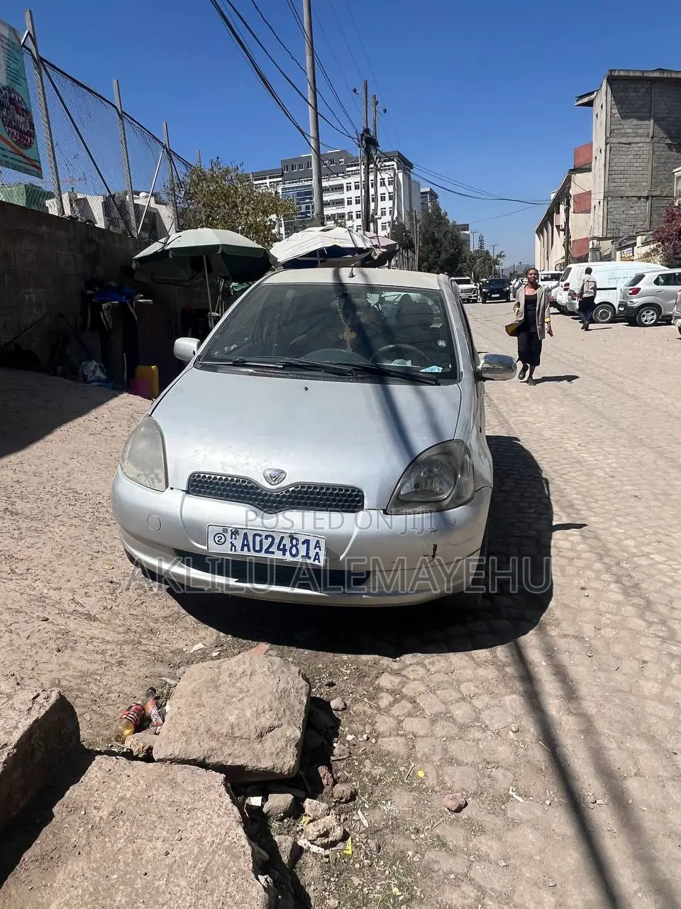 Toyota Vitz 1.0 FWD 3dr 2001 Silver