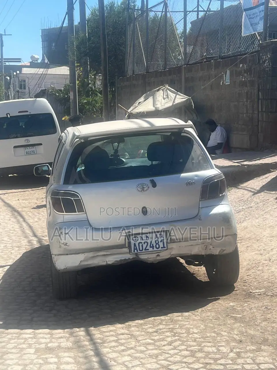 Toyota Vitz 1.0 FWD 3dr 2001 Silver