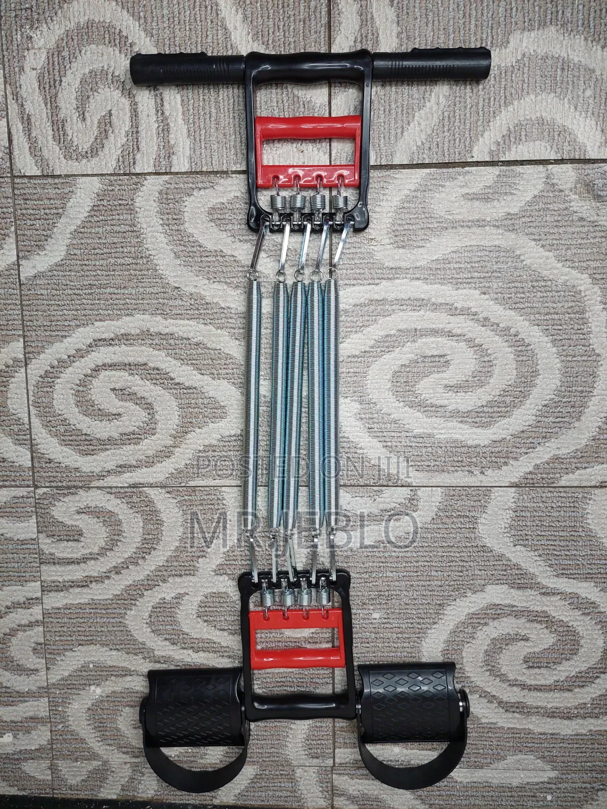 Chest Expander, 5 Spring Chest Expander & Hand Grip Exercise Machine