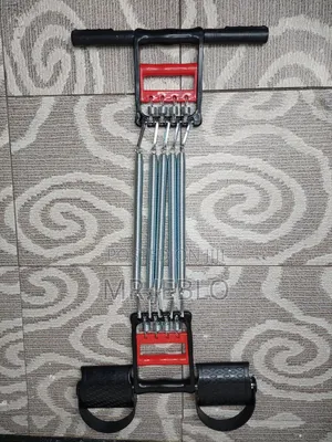 Chest Expander, 5 Spring Chest Expander & Hand Grip Exercise Machine