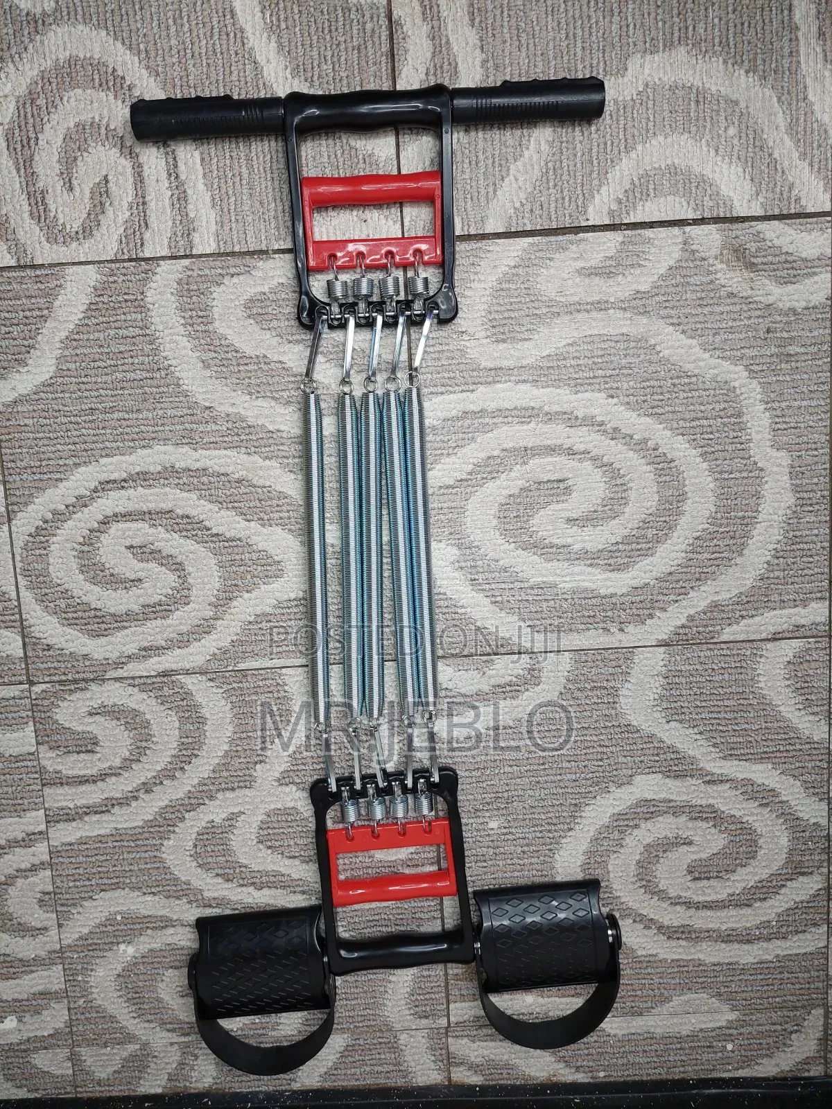 Chest Expander, 5 Spring Chest Expander & Hand Grip Exercise Machine