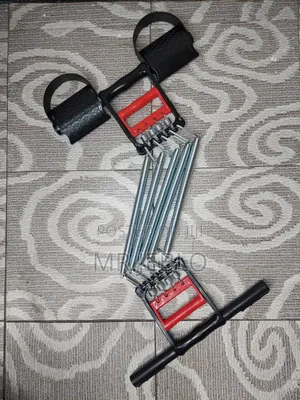 Chest Expander, 5 Spring Chest Expander & Hand Grip Exercise Machine