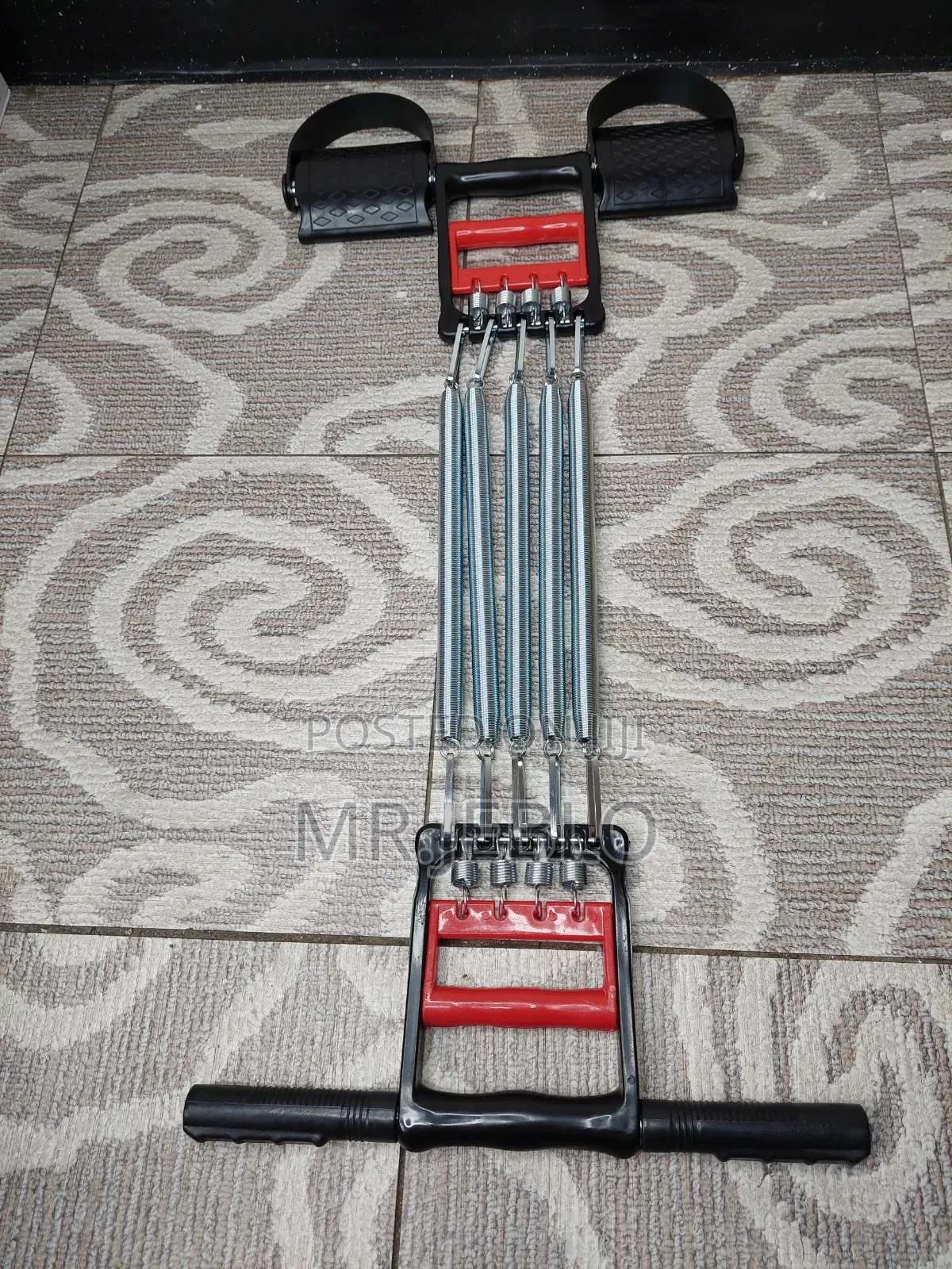 Chest Expander, 5 Spring Chest Expander & Hand Grip Exercise Machine