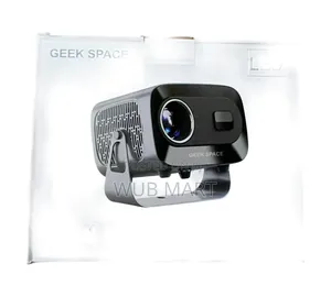 Geek Space Smart Projector 4k ስማርት ፕሮጀክተር ከሪሲቨር ጋር የሚገናኝ