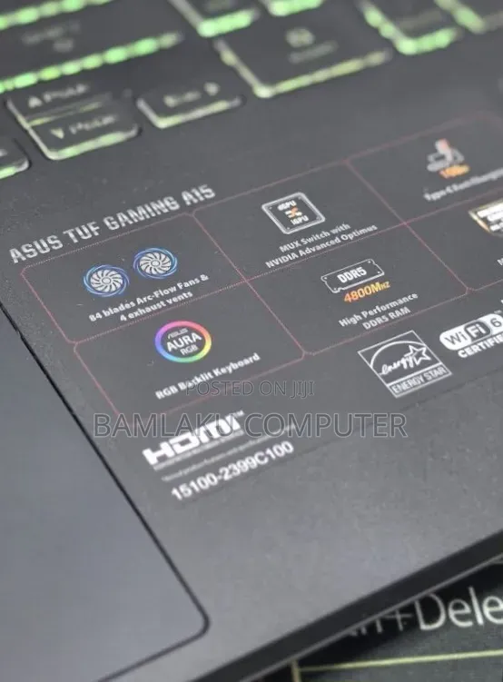 New Laptop Asus TUF Gaming A15 16GB AMD Ryzen 7 SSD 512GB