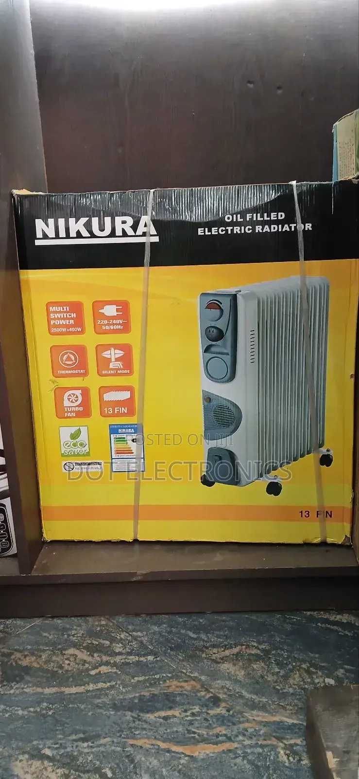 NIKURA 13-Fin Oil Filled Electric Radiator