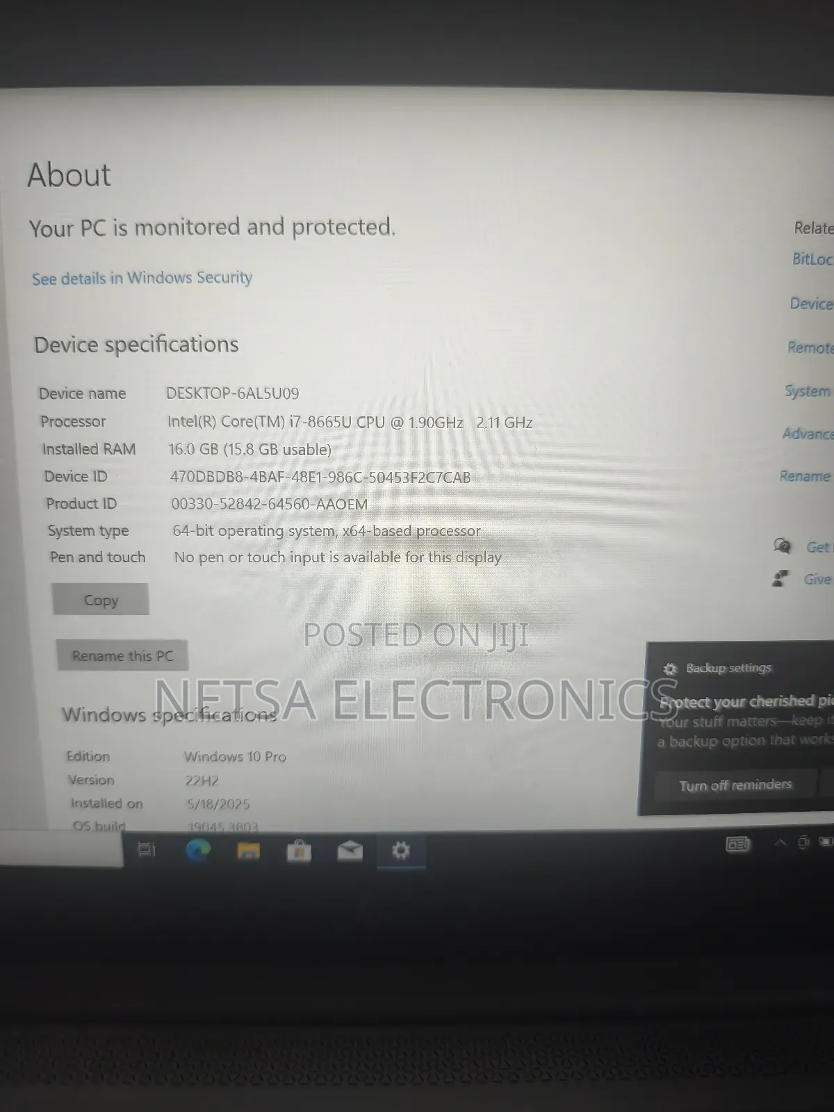 New Laptop HP EliteBook 840 G5 16GB Intel Core i7 SSD 512GB