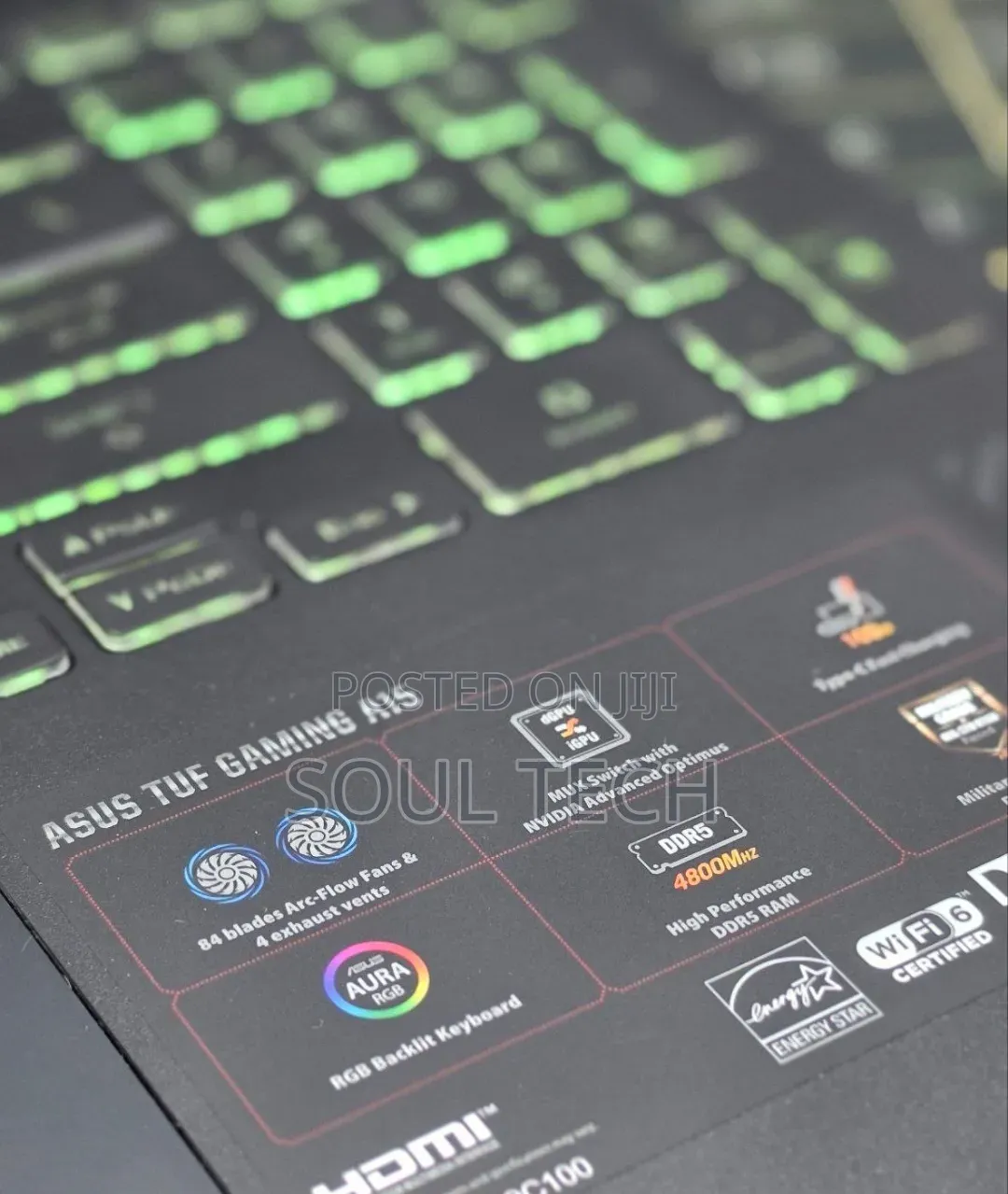 New Laptop Asus TUF Gaming A15 16GB AMD Ryzen 7 SSD 512GB