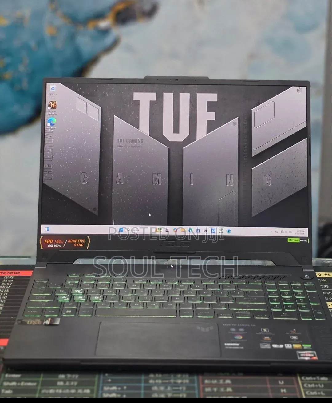 New Laptop Asus TUF Gaming A15 16GB AMD Ryzen 7 SSD 512GB