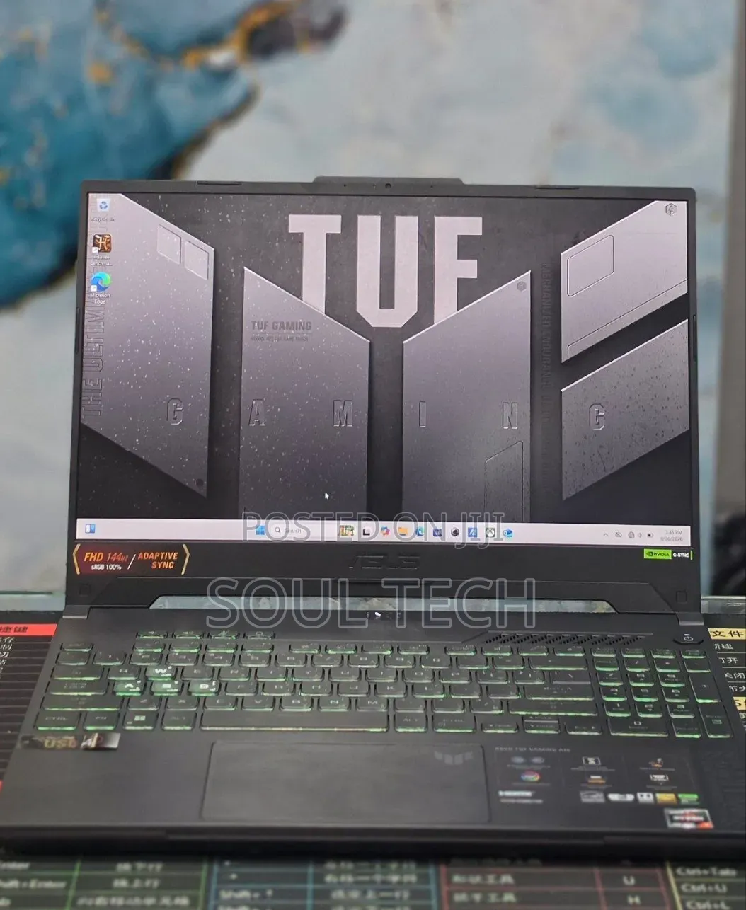 New Laptop Asus TUF Gaming A15 16GB AMD Ryzen 7 SSD 512GB
