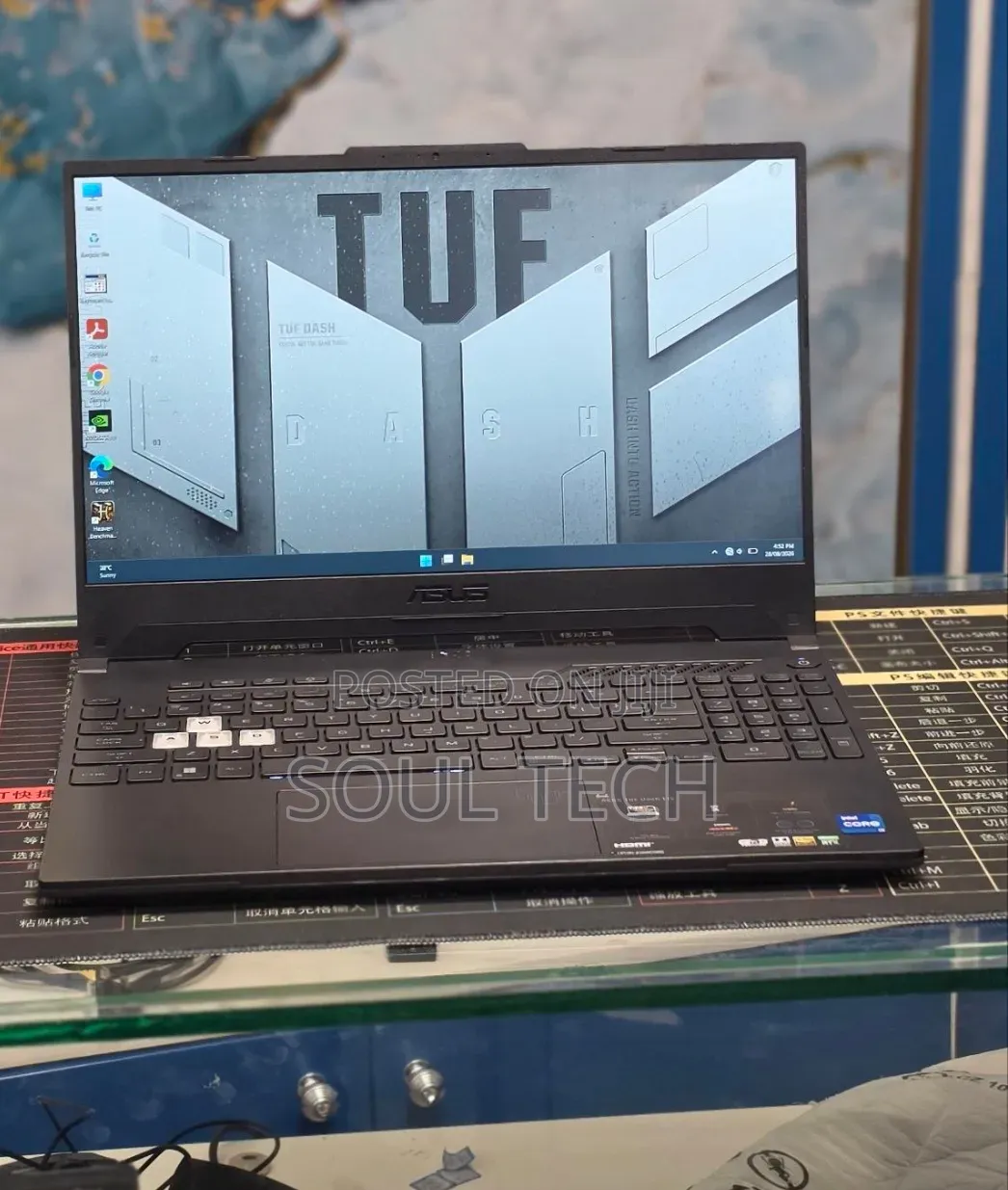 New Laptop Asus TUF Dash F15 16GB Intel Core i7 SSD 512GB
