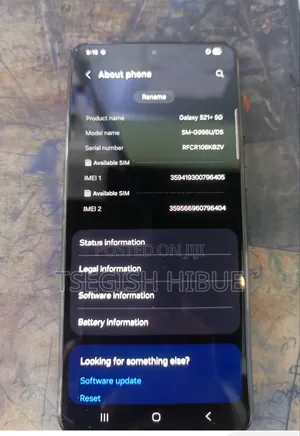 Samsung Galaxy S21+ 5G 128 GB Black