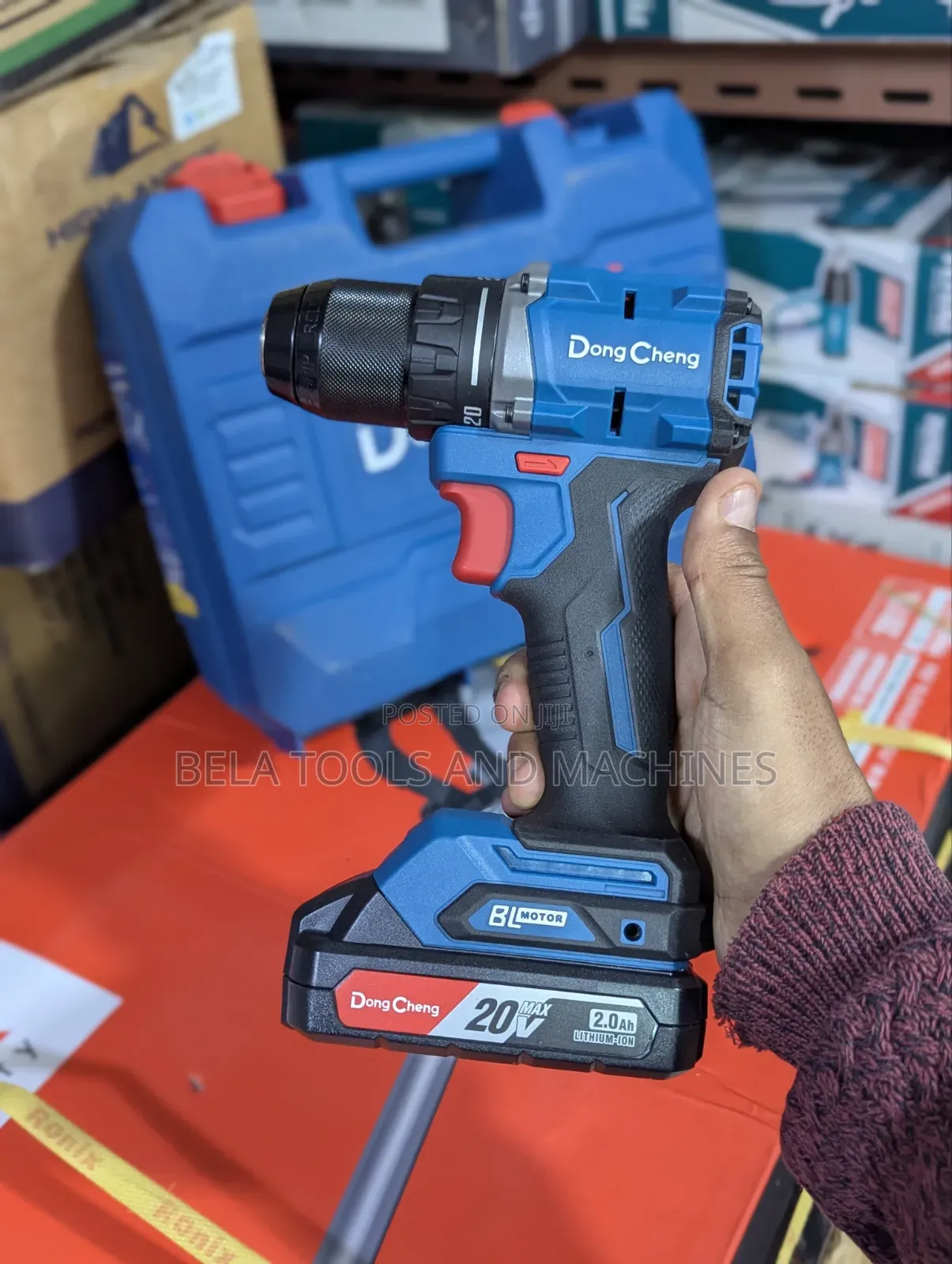 Dongcheng Chargeable Drill Brushless Drill 20v
