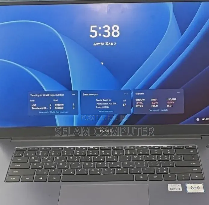 New Laptop Huawei MateBook 13 WRT-W19E 16GB Intel Core i3 SSD 512GB