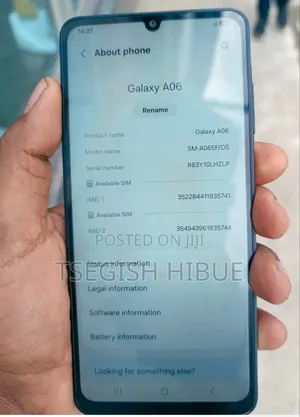 Samsung Galaxy A06 128 GB Blue