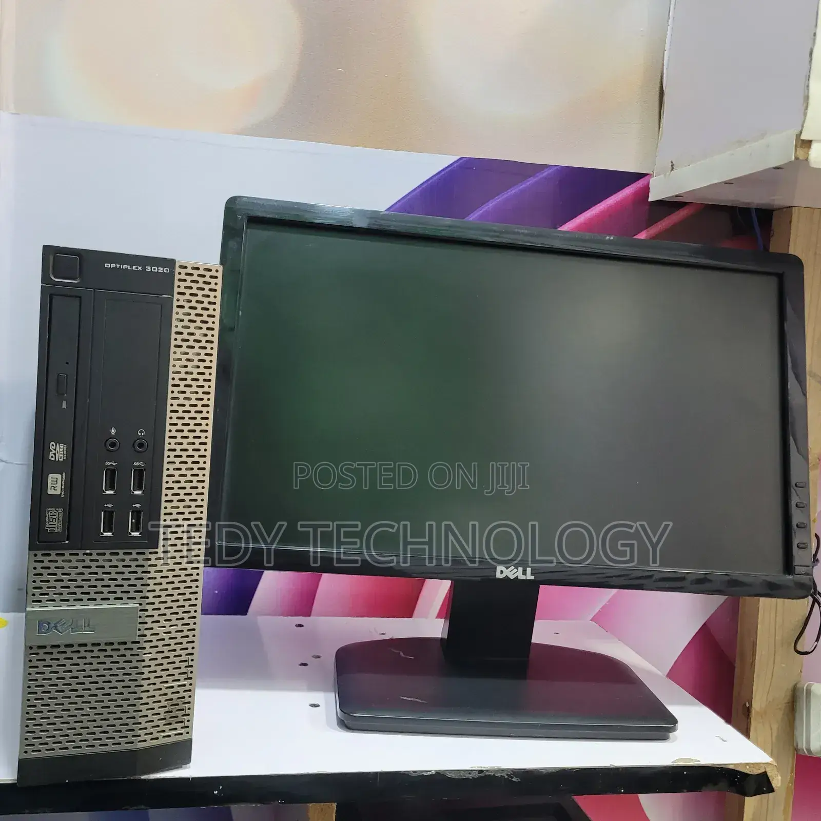 New Desktop Computer Dell OptiPlex 3020 4GB Intel Core i5 HDD 500GB