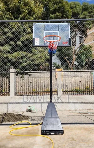 🏀 Portable Adjustable Basketball Hoop Stand – With Backboard & Base