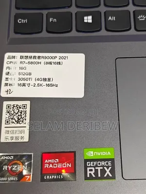 New Laptop Lenovo Legion 5 16GB AMD Ryzen 7 SSD 512GB