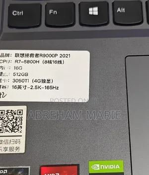 New Laptop Lenovo Legion 5 16GB AMD Ryzen 7 SSD 512GB