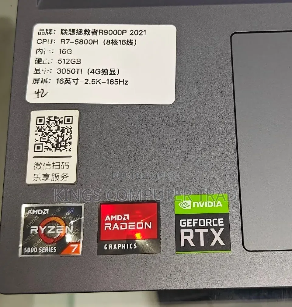 New Laptop Lenovo Legion 5 16GB AMD Ryzen 7 SSD 512GB