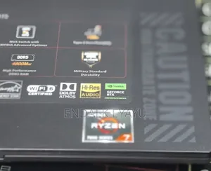New Laptop Asus TUF Gaming A15 16GB AMD Ryzen 7 SSD 512GB