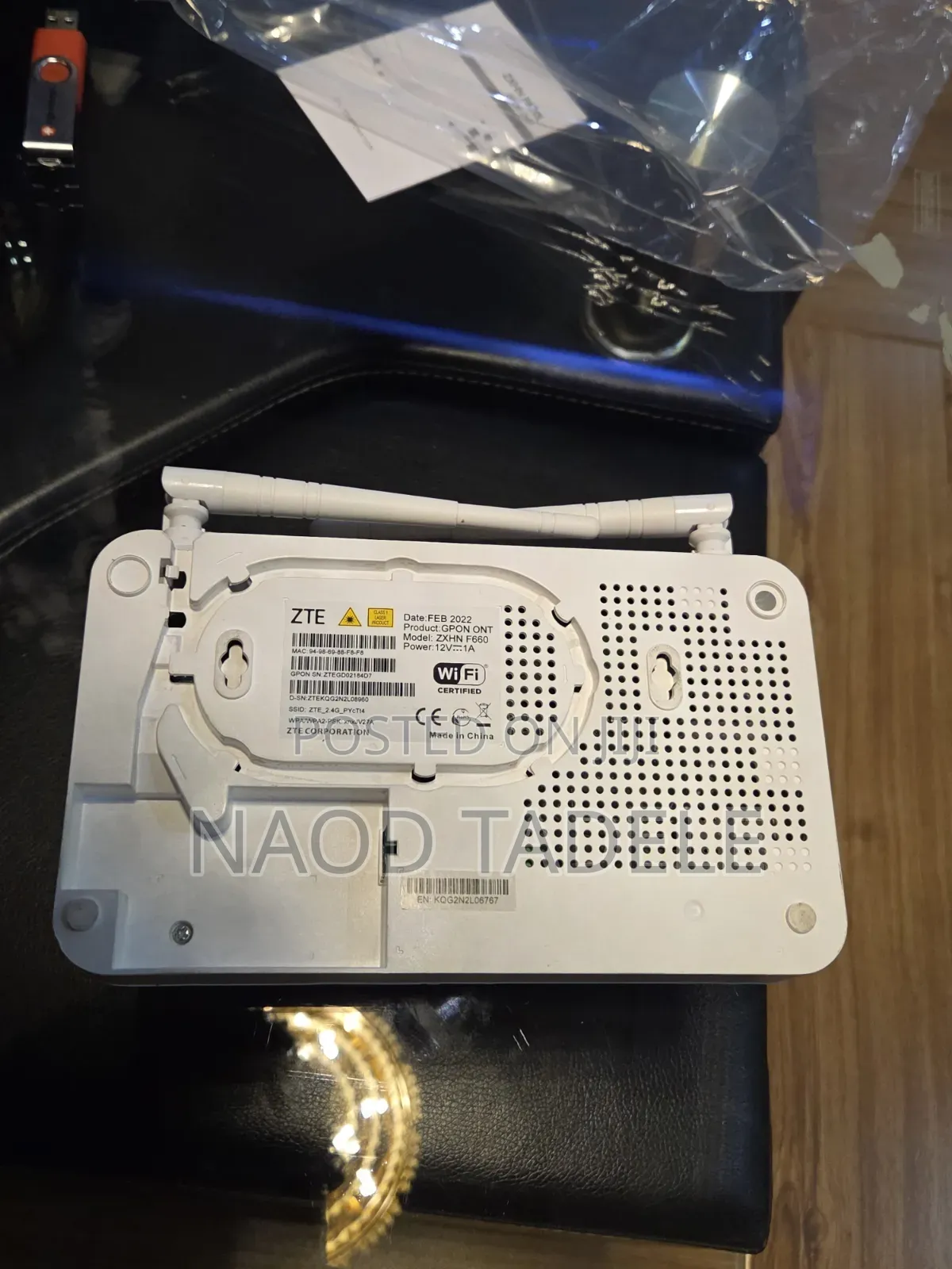 Fiber ZTE Wifi Router