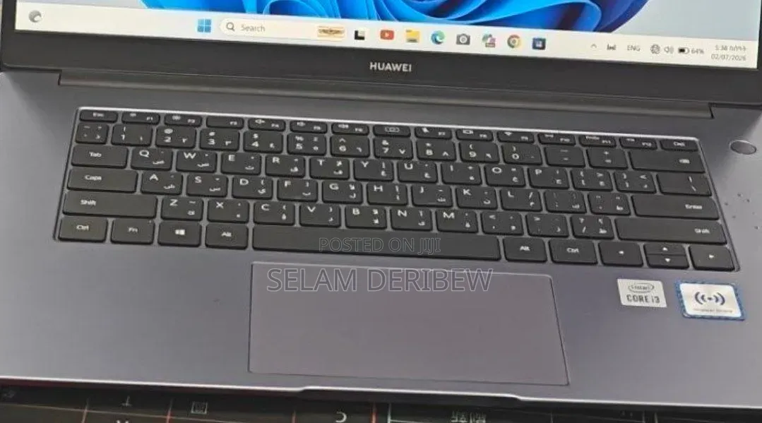 New Laptop Huawei 8GB Intel Core i3 SSD 256GB