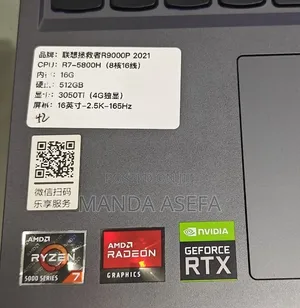New Laptop Lenovo 16GB AMD Ryzen 7 SSD 512GB