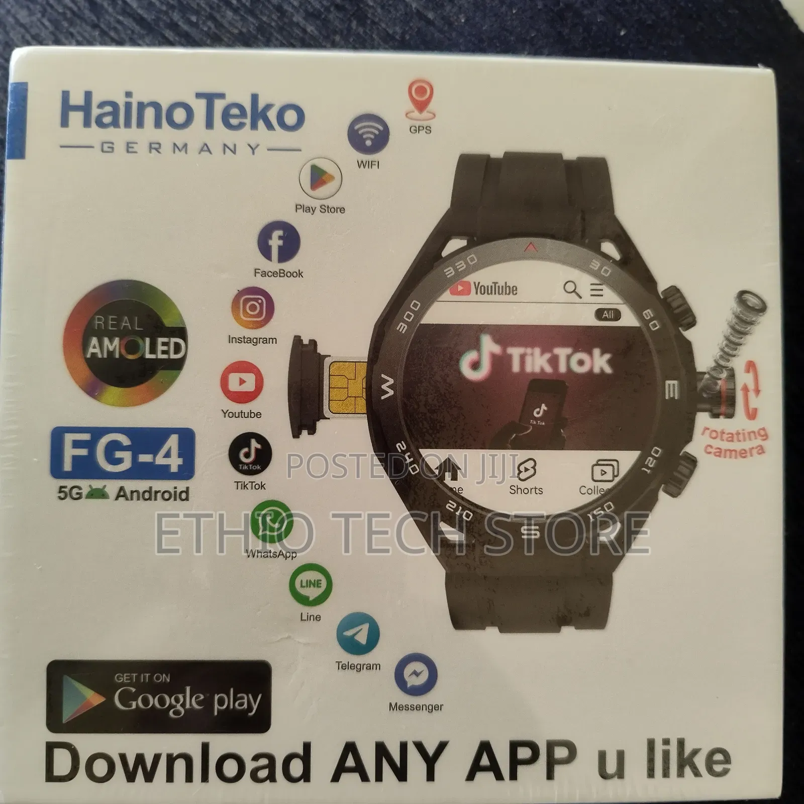 Hainoteko FG4 Smart Watch