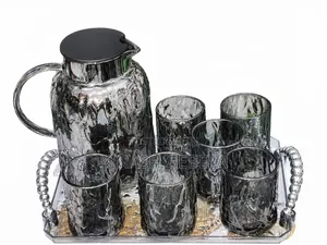 7pcs Elegant Glass Ware Set