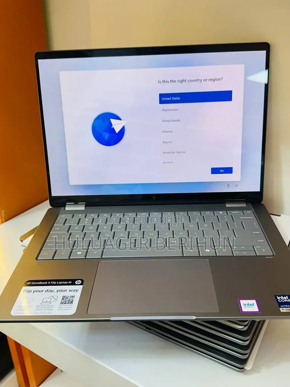 New Laptop HP OmniBook Ultra Flip 14" 16GB Intel Core Ultra 7 SSD 1T