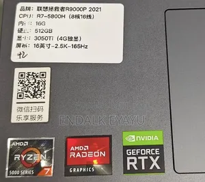 New Laptop Lenovo Legion 9 16GB AMD Ryzen 7 SSD 512GB